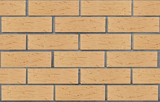 Кирпич лицевой пустотелый пшеничный рустик
