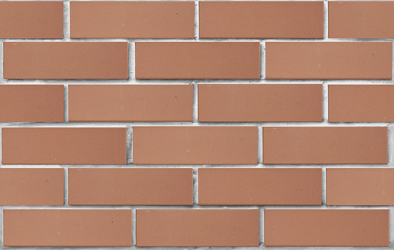 Кирпич лицевой пустотелый светло-коричневый гладкий