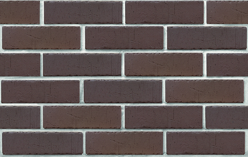 Клинкер фасадный темно-терракотовый флэш Антверпен