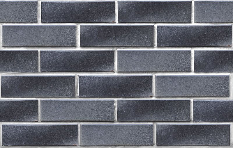 Клинкер фасадный черно-серебристый Берген