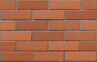 Клинкер фасадный темно-красный Амстердам