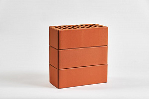 Кирпич лицевой пустотелый Винзер Красный 1.4НФ