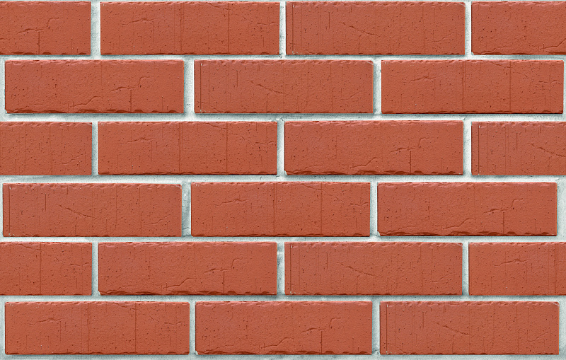 Клинкер фасадный темно-красный Амстердам